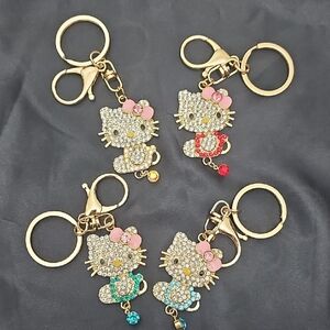 Hello‎ Kitty Key Holders Bag Charms Variety Of Colors Pick 2 NEW